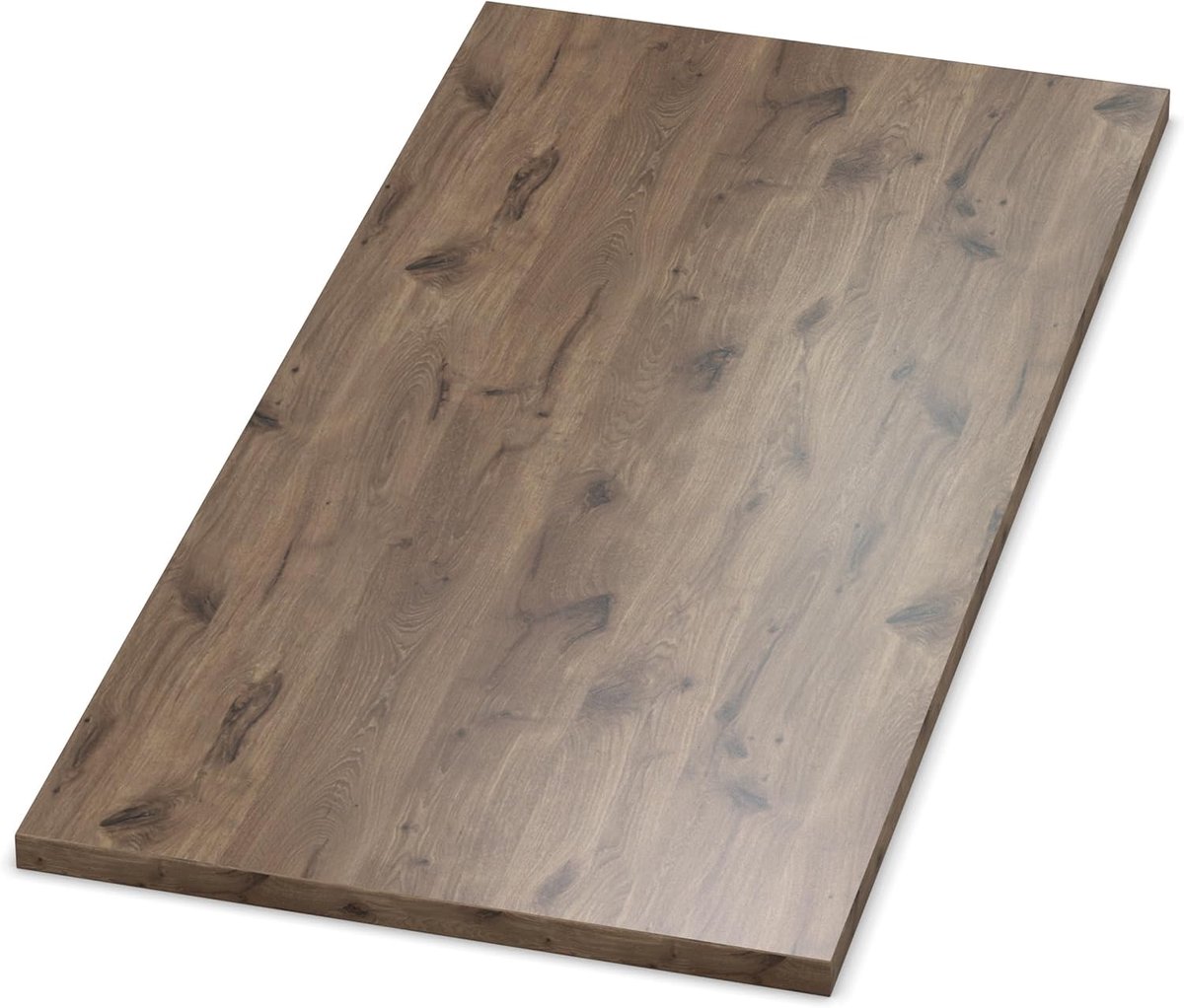 Tafelblad Hout - Werkblad Blad - Interieur Afwerking - Krasbestendig ABS Rand - 70x50 cm - Eiken