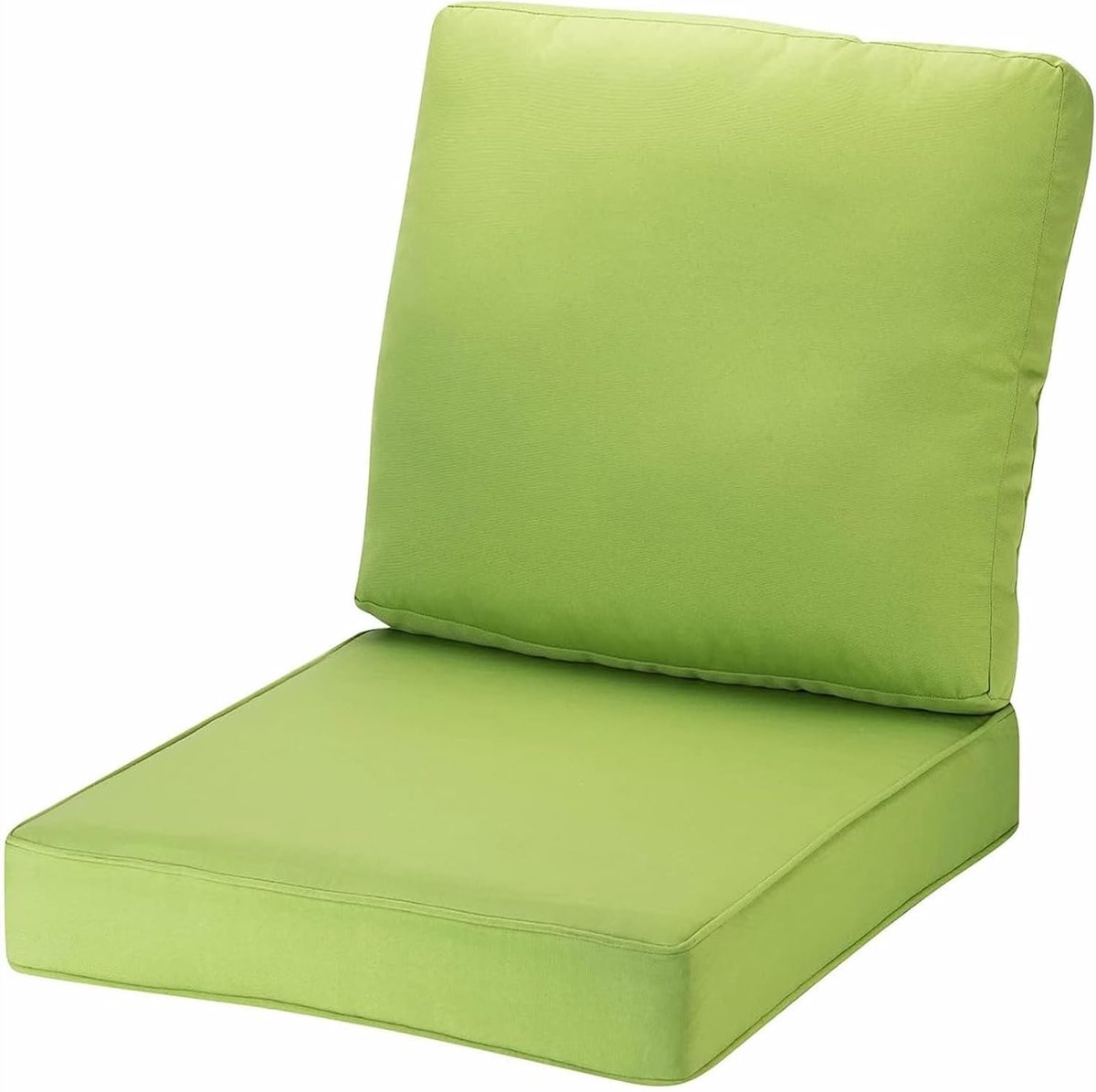 Tuinstoelkussenset - Terraskussens - Buiten Ontspannen - Waterdicht Polyester - 50 x 50 cm - Groen