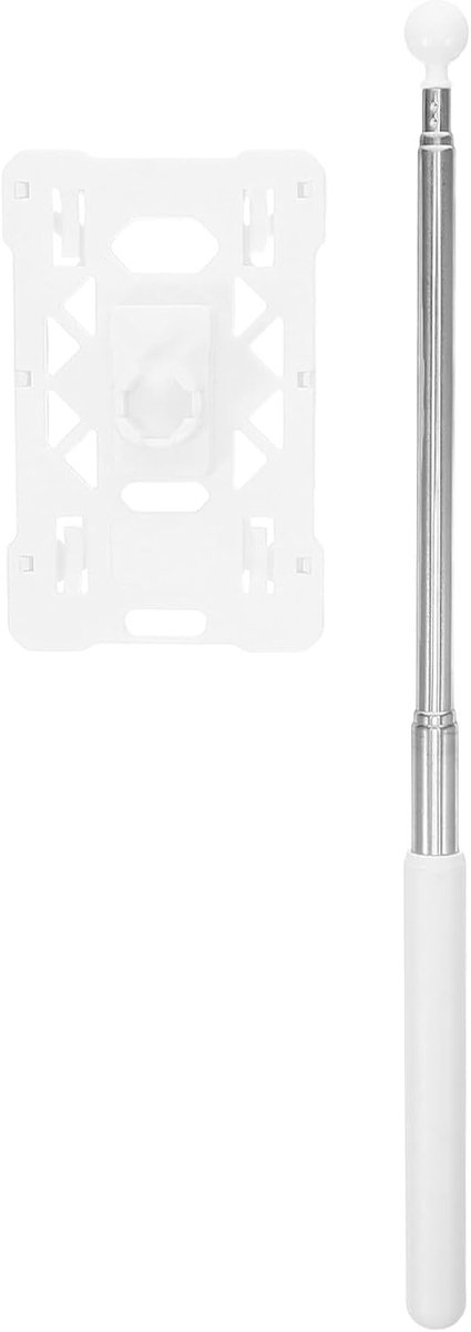 Parkeerkaart Houder - Betaalstok Kaart - Contactloos Betalen - Magnetische Basis - 615 cm - Wit