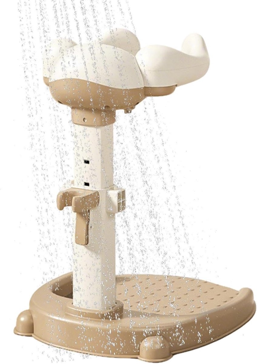Douche Stand - Kinder Helper - Veilig Baden - Anti-Slip Frame - 42 x 36.5 cm - Wit