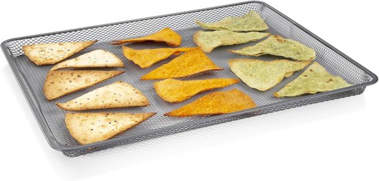 Geperforeerde Bakplaat - Bakplaat met laag - Professioneel bakken - Gelijkmatig garen - 44 x 33 cm - Zwart — afbeelding 4