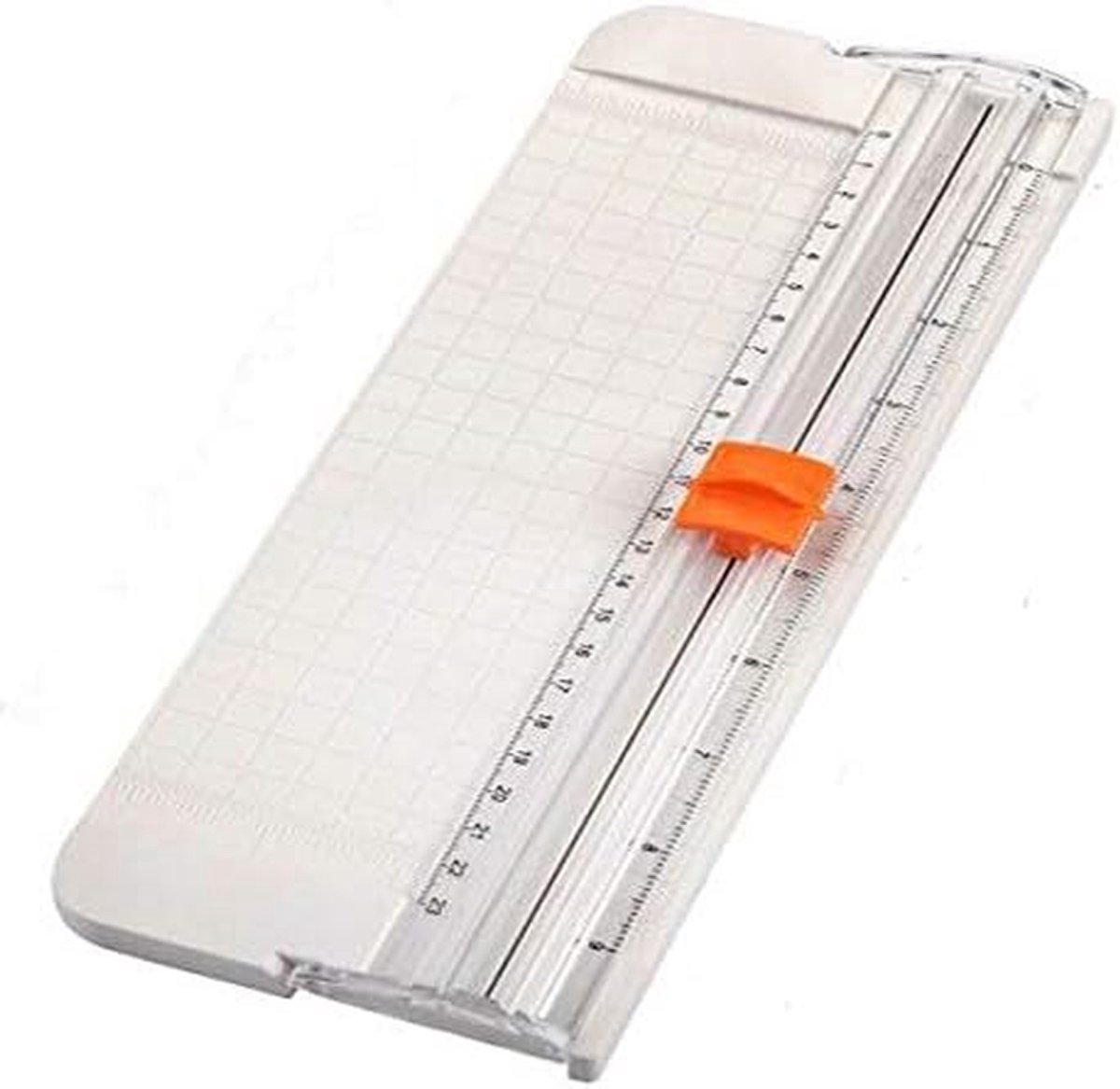 Papiersnijder A5 - Snijgereedschap - Papier Snijden - Ingebouwde Schaal - 28 x 10.5 cm - Wit