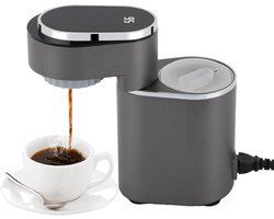 Draagbaar Koffiezetapparaat - Reis Koffiezetter - Koffie Zetten - Instelbare Temperatuur - 150 ml - Zwart
