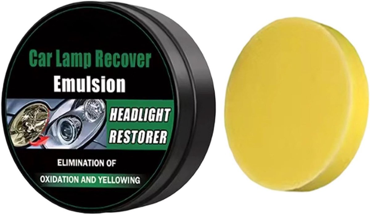Koplamp Polijstset - Lens Reiniger - Auto Onderhoud - Niet-druipende formule - 100g - N.v.t.