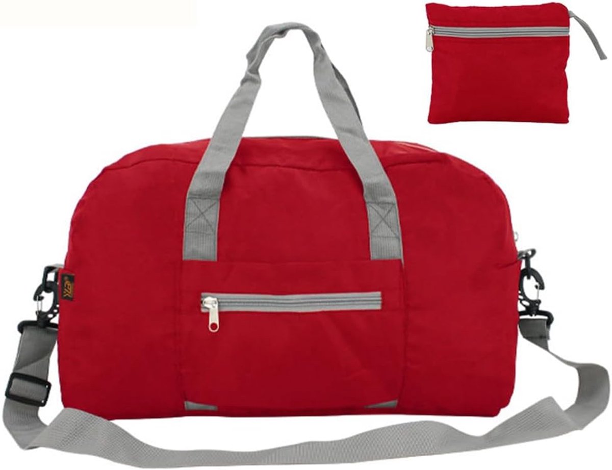 Opbergtas Kampeerspullen - Reis Duffle Bag - Outdoor Activiteiten - Opvouwbaar Lichtgewicht - 20 Liter - Rood