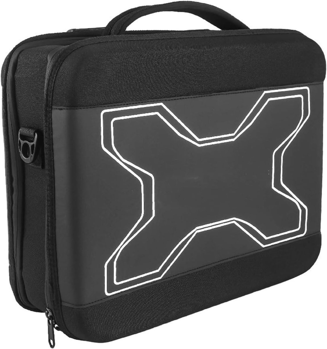 Motorfiets Binnenzak - Gereedschapstas Koffer - Bagage Opslag - Uitschuifbare Bodem - 36x27x12.5 cm - Zwart