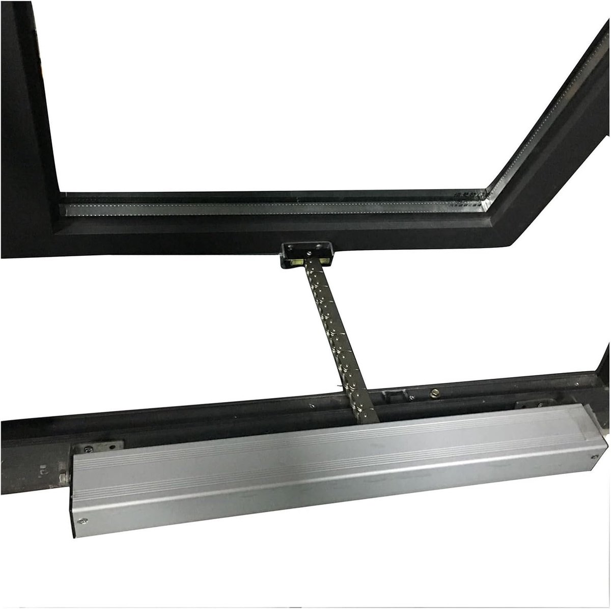 Elektrische Dakraam Opener - Automatische Raammotor - Ventilatie Regelen - Met Regensensor - Tot 1000mm - Zilver