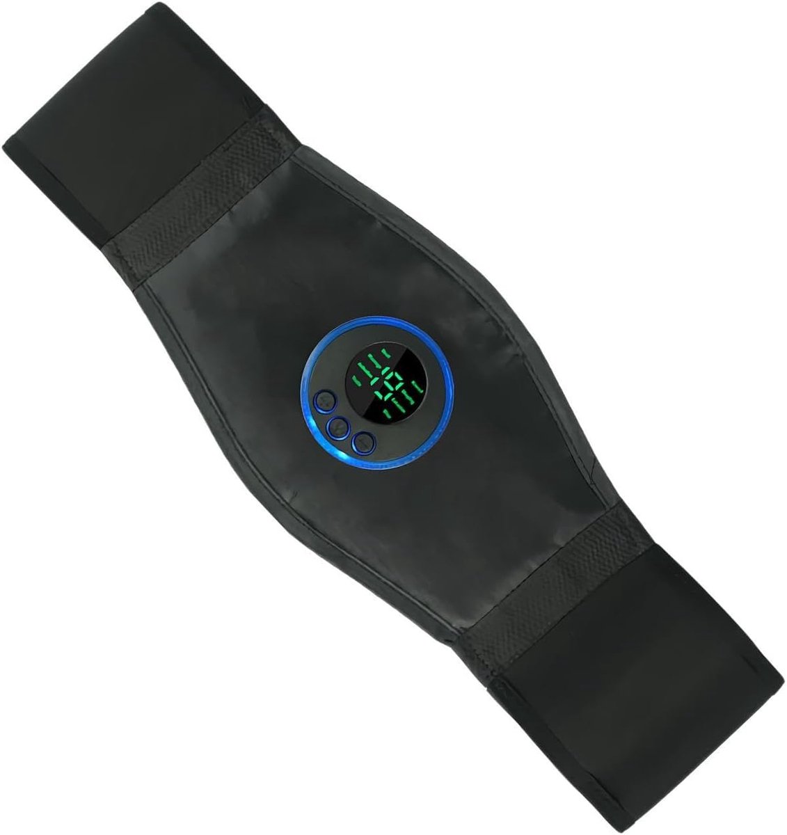 Spierstimulator Riem - Buikspier Trainer - Spierherstel Na Sport - Geavanceerde Stimulatietechnologie - 120 x 15 cm - Zwart