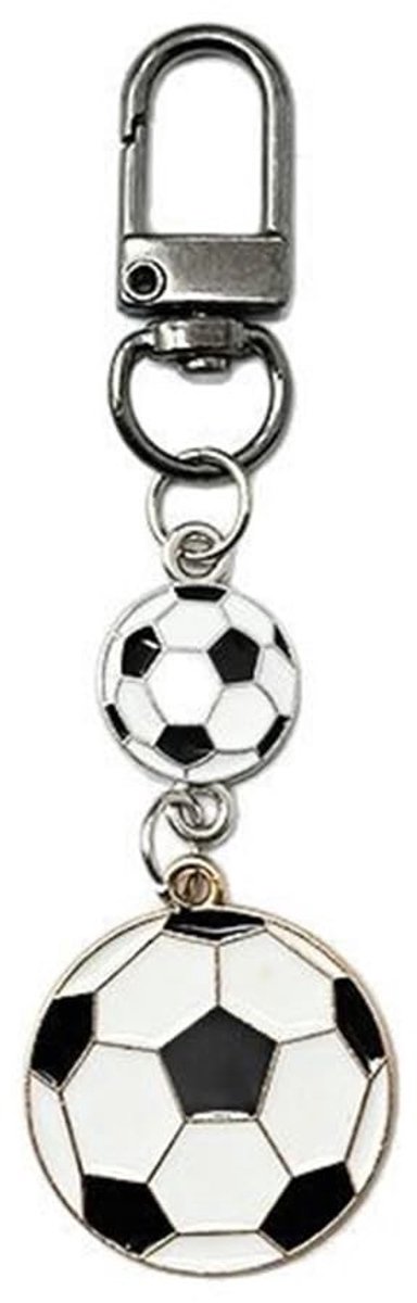 Dailygoods - Voetbalsleutelhanger, sleutelhanger, sportbal, cadeau, herdenkingscadeau voor sportfans, kinderfeest, cadeauzakje