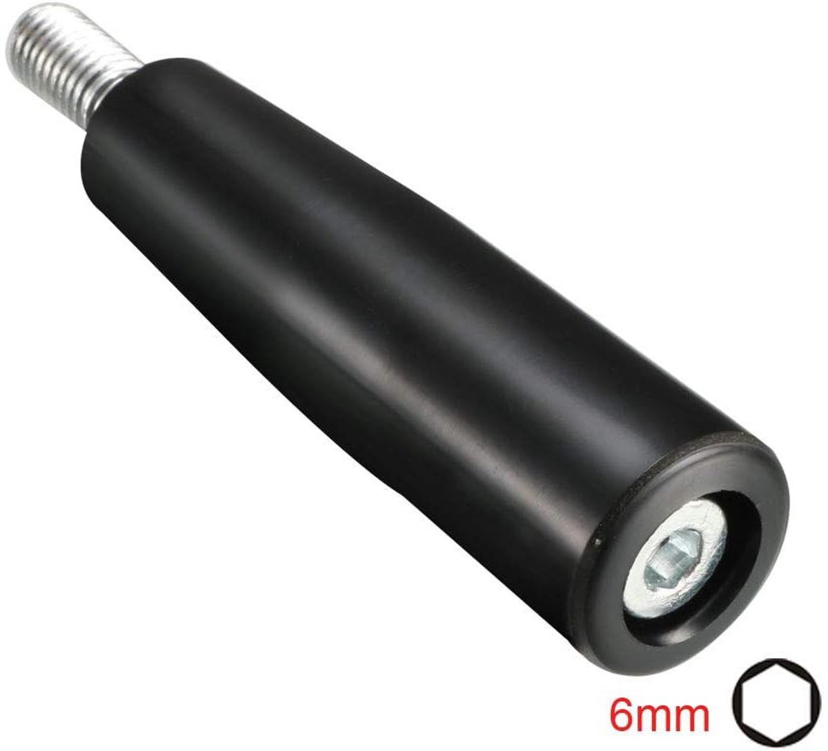 Dailygoods- Handwiel M12 (1.75mm Pitch) - Draaiend Handvat - Mannelijke Schroefdraad - Geschikt voor Freesmachines - Hoogwaardige Kwaliteit