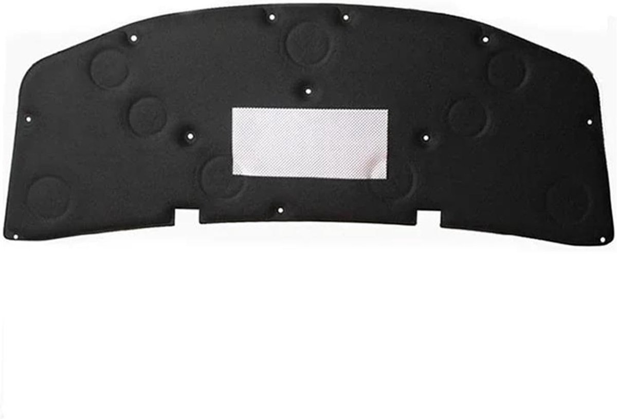 Motorkap Isolatie - Geluiddichte Mat - Motor Geluidsdemping - Hittebestendig Materiaal - 100x100 mm - Zwart