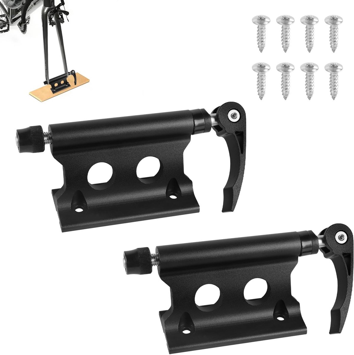 Dailygoods- Fietsvorkhouder - Aluminiumlegering - Vaste clip - Snelsluiting - Voor vrachtwagen/SUV - Geschikt voor 1/2 fietsen - Ideale keuze voor fietsliefhebbers - Fietsendrager