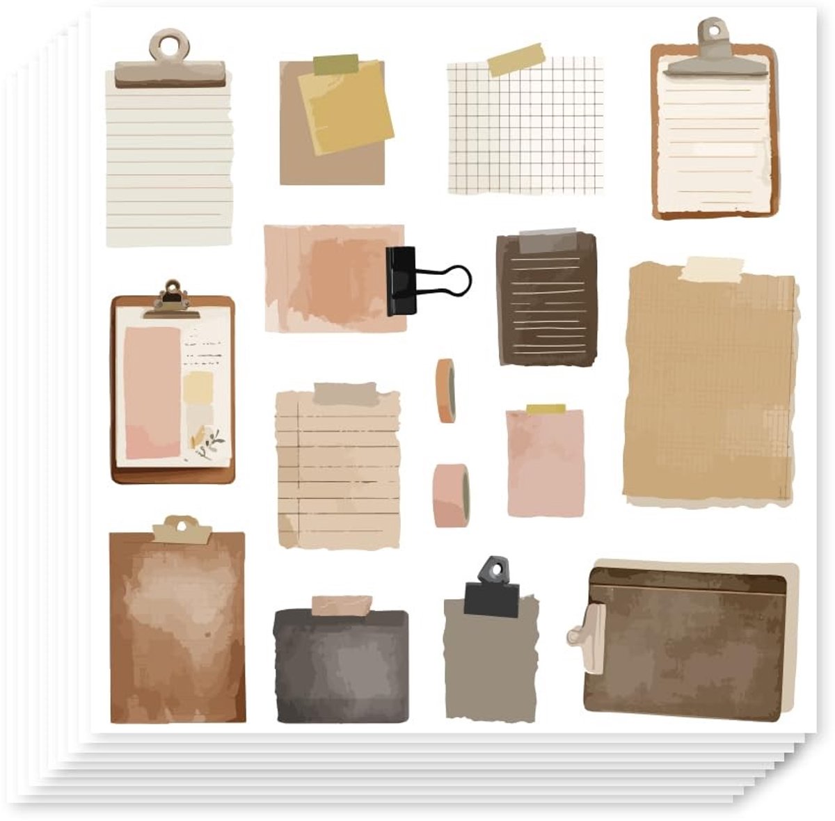 Dailygoods- Plannerstickers 320 Zelfklevende Stickers - Notities - Scrapbook - Decoratie - Themafeest - Kunst - Zegel