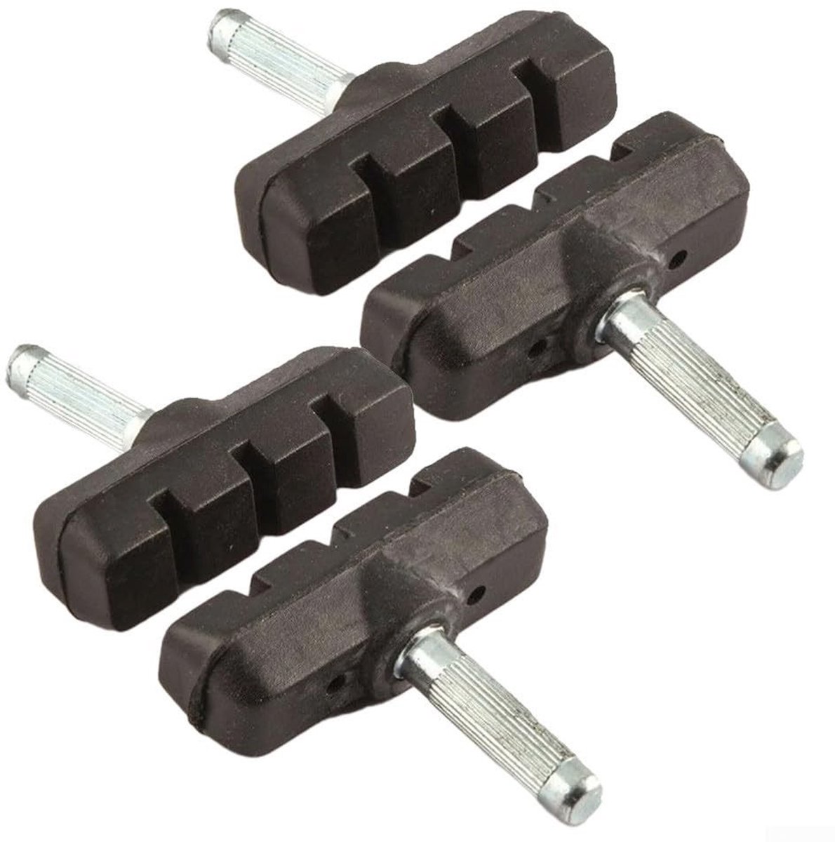 Dailygoods- Remschoenset 55 mm - Compatibel met populaire fietsmodellen - 4 stuks - Ultralicht - Hoogwaardige materialen - Eenvoudig te installeren - Remblokken