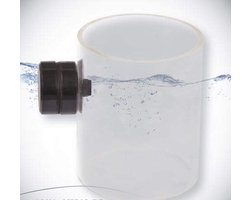 Voederpijp Aquarium - Voederstation Vissen - Voer Gerichte Toediening - Sterke Magneetbevestiging - Max 15mm Glas - Transparant