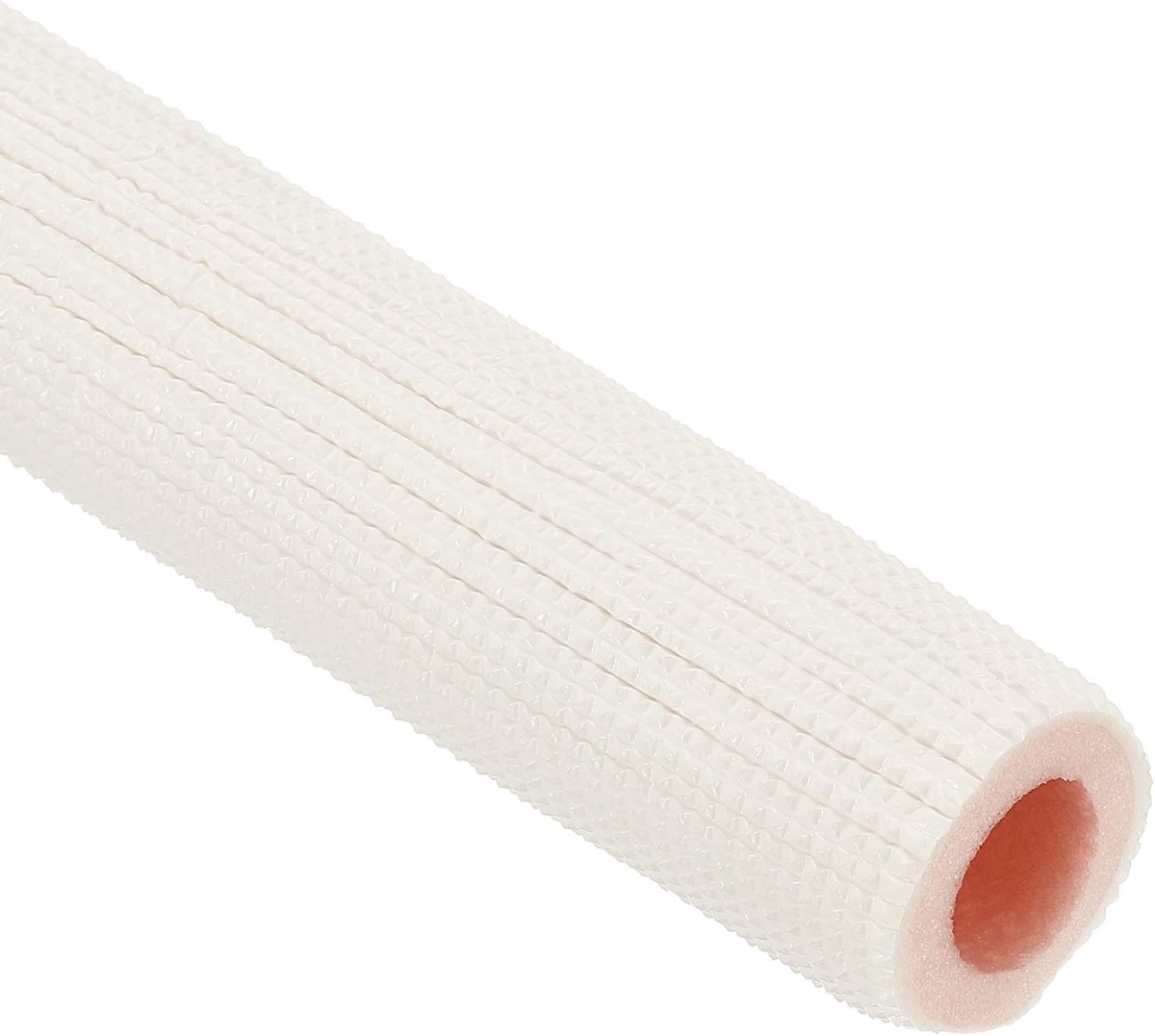 Isolatie Schuimbuis - Pijp Isolatie - Warmte Behoud - Dubbelwandig Ontwerp - 25 cm Dikte - Wit Roze
