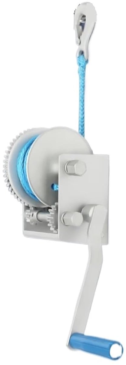 Handmatige Lier - Kraankat Lier - Zware Lasten Verplaatsen - Corrosiebestendig Nylon - 4500 Lbs - N.v.t.