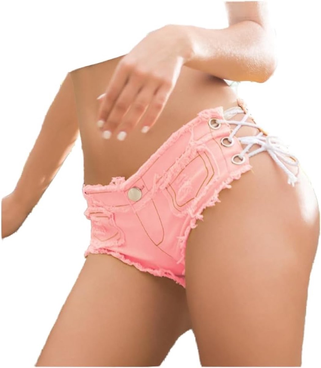 Dames Low Denim Shorts - Sexy Cut-off Mini Hot Pants, Ideaal voor Zomer en Festivals (S-XXL)