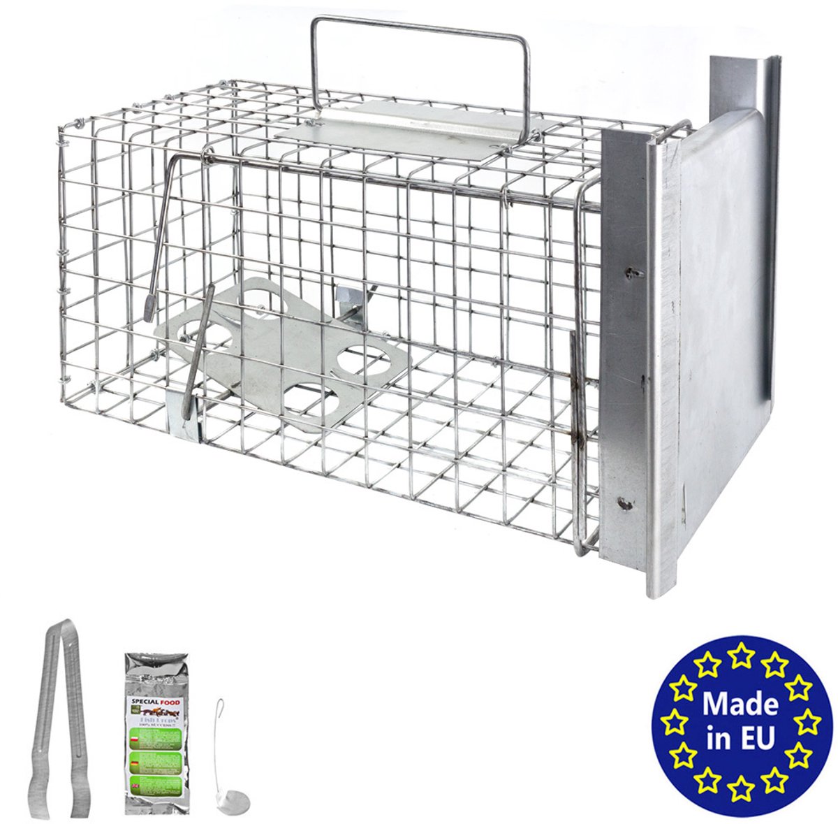 Live Trap Marter Rat Trap Live Weasel Tuin Konijnenverdediging Verplaatsingsval Huisaccessoires Repel Rat Zolder 35 x 17 x 17 Stabiele Petigi
