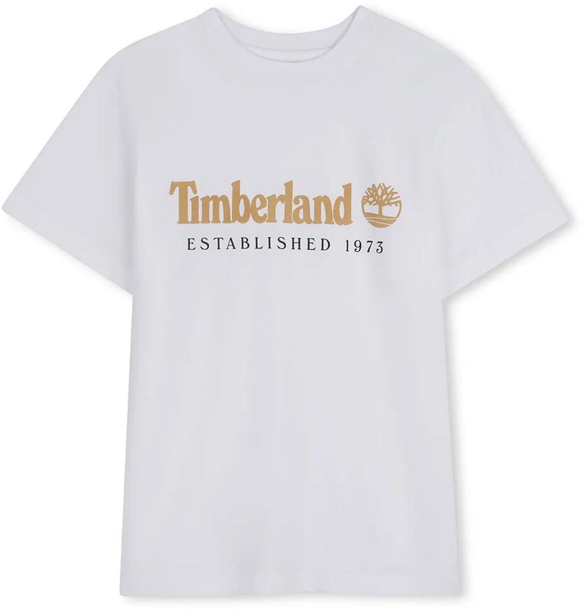 Timberland T60968 T-shirt Met Korte Mouwen 12 Years Jongen Wit