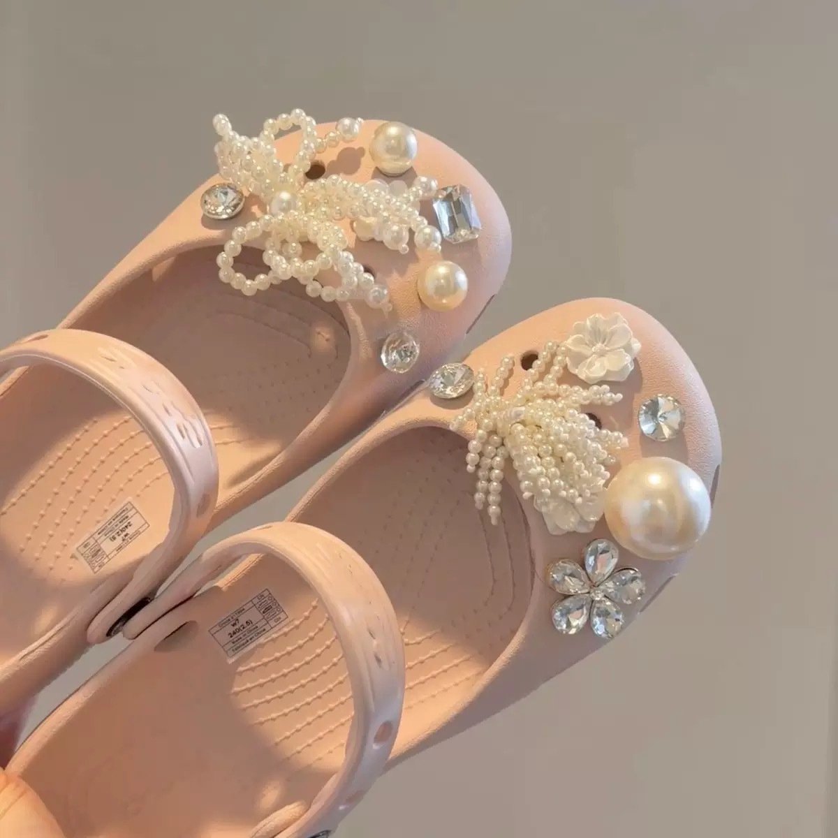 Schoenaccessoires-geschikt voor crocs charms- geschikt voor crocs pins- geschikt voor crocs Accessoires- geschikt voor Crocs Jibbitz-CJ-093 Ballerina Waterdrill Peridot