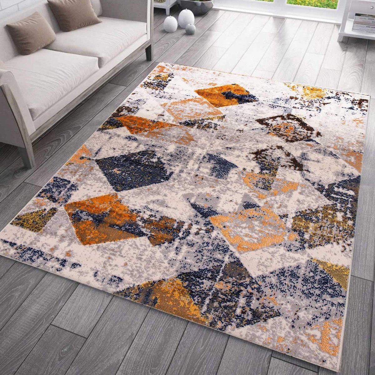 Vloerkleed - Tapijt Vloerbedekking - Woonkamer Aankleden - Vintage Patroon - 80x150 cm - O