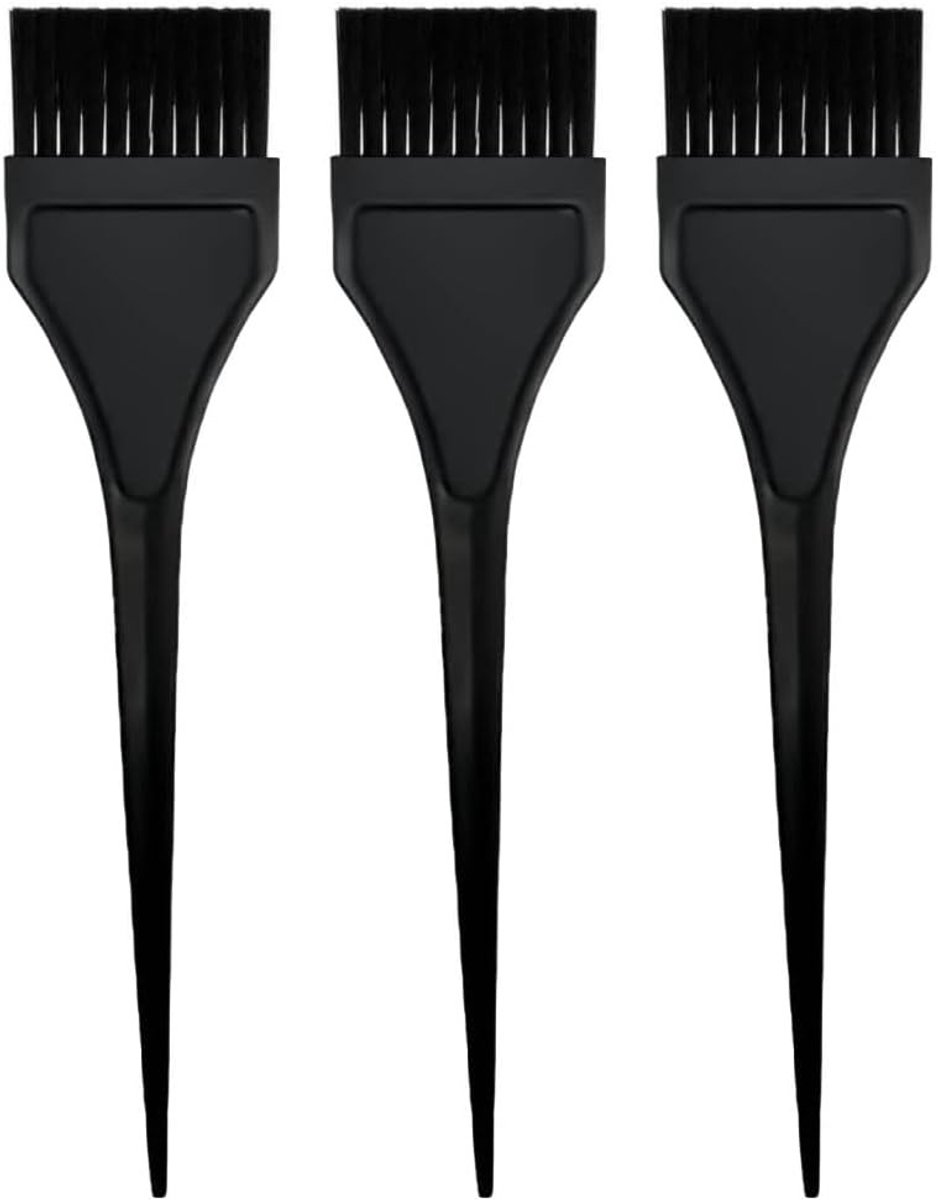 Set van 3 haarverfborstels en applicators voor haarkleuring, ideaal voor kappers en thuisgebruik