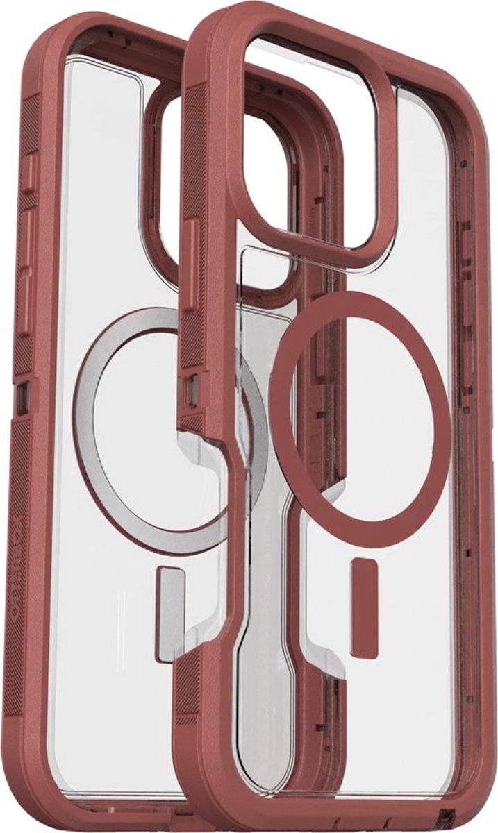 OtterBox Defender Geschikt voor Apple iPhone 16 Pro Max - XT Back Cover Hoesje - Rood