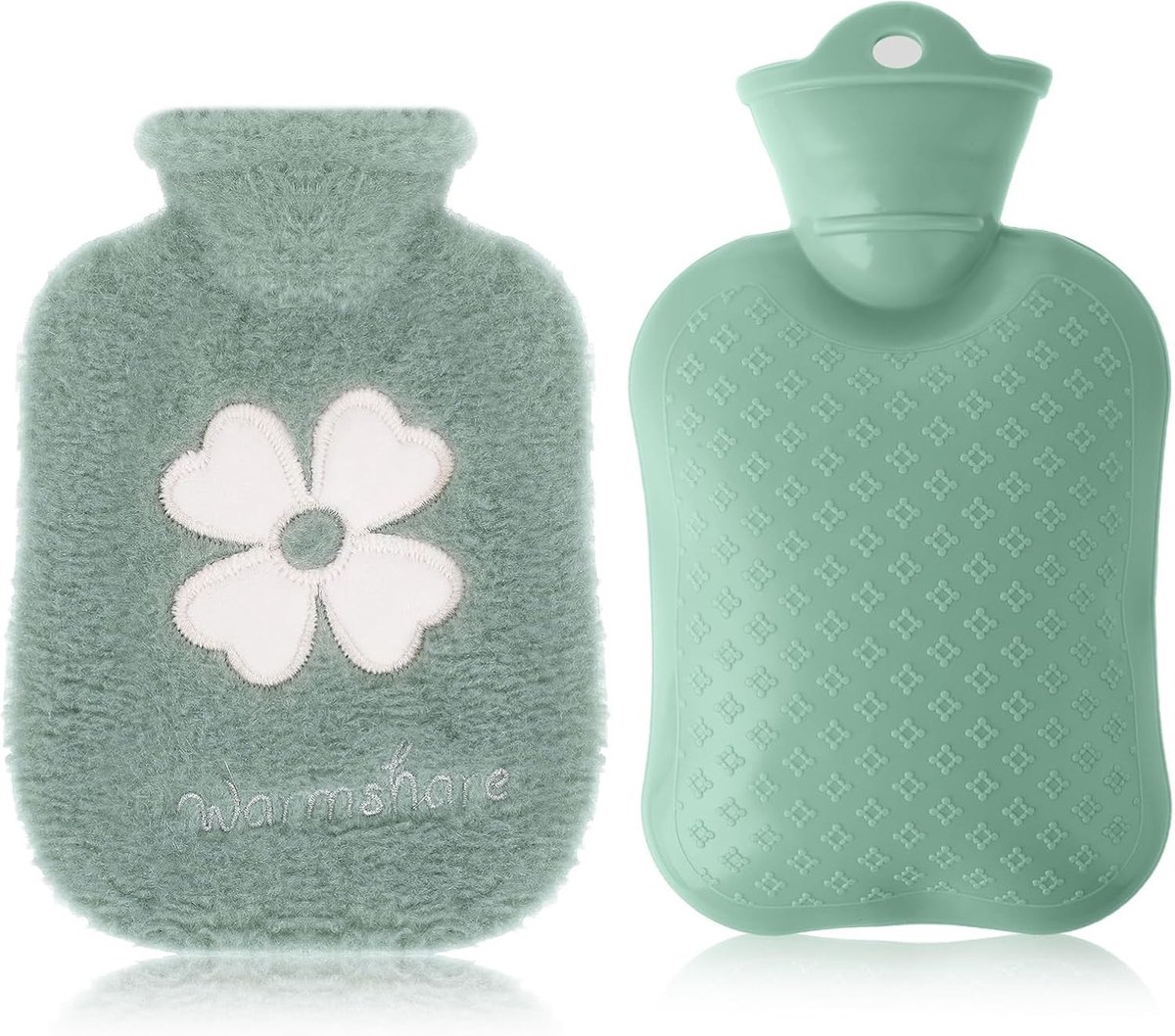 Zachte en lekvrije warmwaterkruik van 500 ml, ideale bedfles voor koude winterdagen, perfect cadeau voor mannen en vrouwen