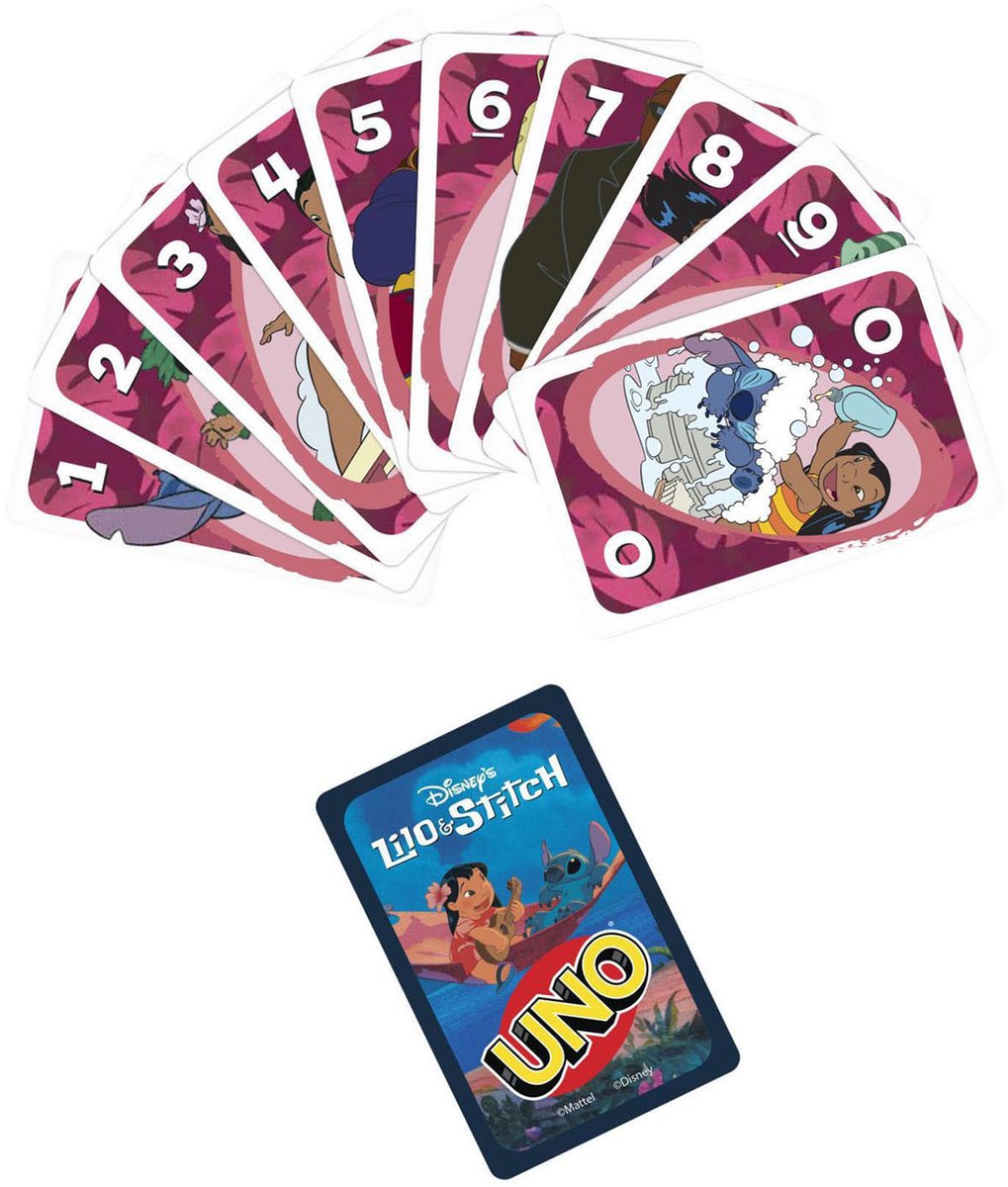 Mattel Games UNO Lilo & Stitch Kaartspel — afbeelding 9