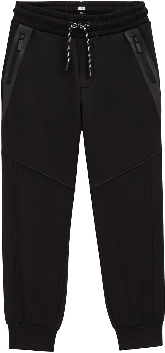 WE Fashion Jongens regular fit joggingbroek met ritszakken