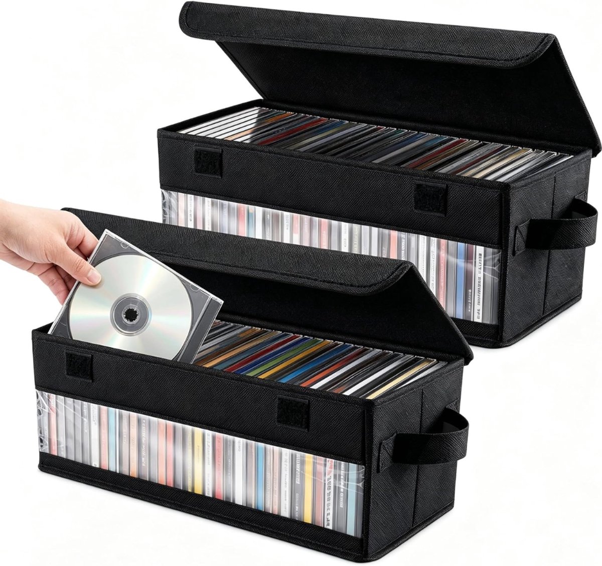 CLGP® CD Opbergdoos - CD Opbergsysteem - CD Opbergmap - Zwart