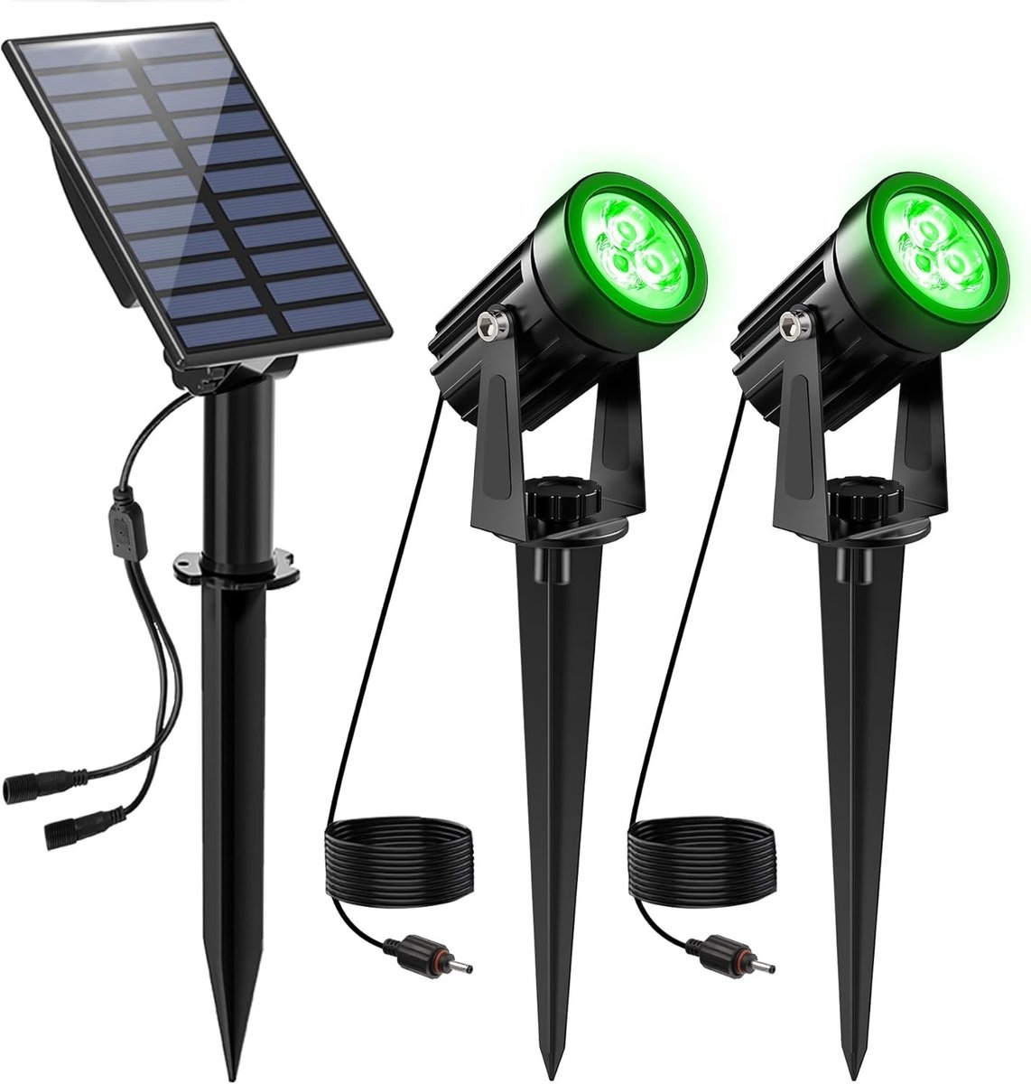 Solar Tuinverlichting - Aluminium - Waterdicht - 2 Helderheidsniveaus - Voor Buiten