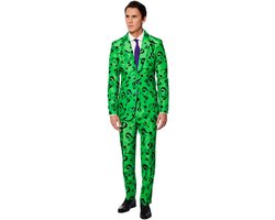 Suitmeister The Riddler™ - Heren Pak - Halloween Kostuum - Verkleedkleding - Carnavalskleding - Batman DC Comics - Groen - Maat XXL