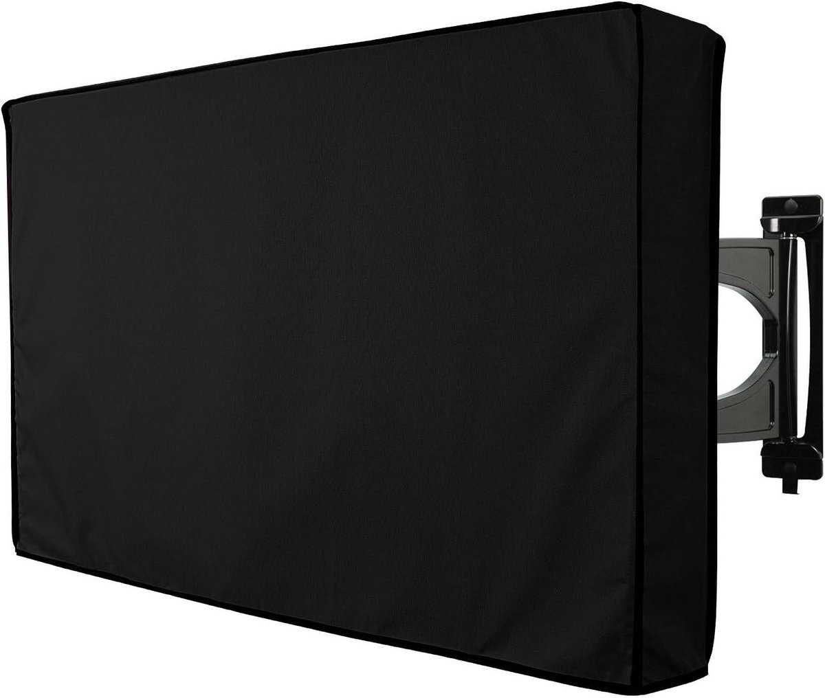Outdoor TV Hoes - TV Beschermhoes Buiten - TV Beschermen - Waterdicht Oxford Materiaal - 50-52 inch - Zwart