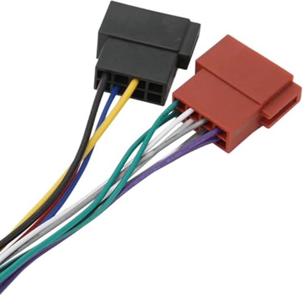 2 stuks ISO Adapter Kabel, Auto Stereo ISO Standaard Auto Bedrading Harness Universeel, Bedrading Harness Auto Stereo Radio, Auto Stereo ISO Lead, Auto Radio Adapter 20P Bedrading Harness Kabel