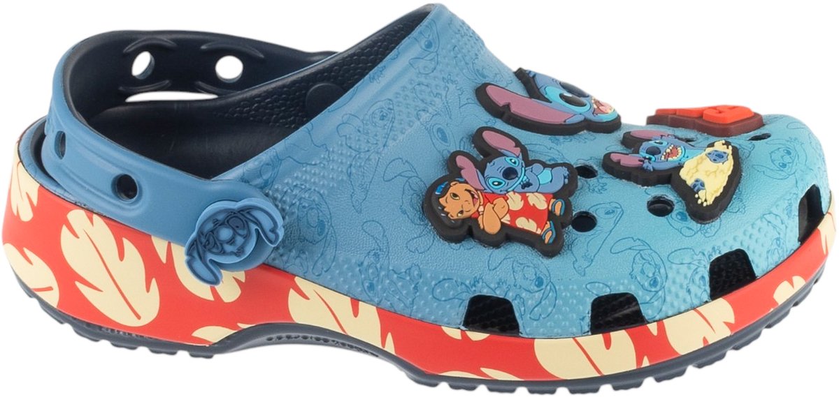 Crocs Classic Stitch Clog K, voor meisje, Blauw, Slippers, maat: 34/35