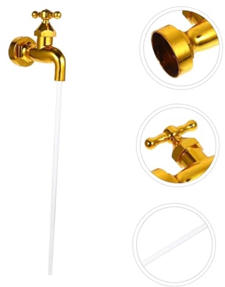 1 set onzichtbare waterkraan fontein onzichtbare kraan water speel decoratie waterkraan fontein voor tuin drijvende waterkraan fontein spray water acrylbuis sproeier