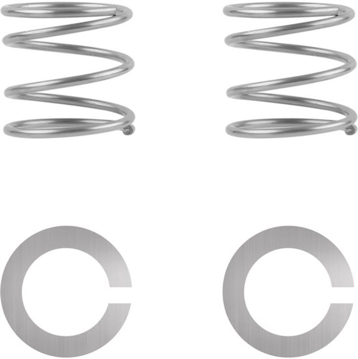2 Stuks Stand Mixer Veers en 2 Stuks Washers Compatibel met Kitchenaid Stand Mixer, RVS Stand Mixer Accessoires Onderdelen Vervangingskit, Eenvoudig te Installeren
