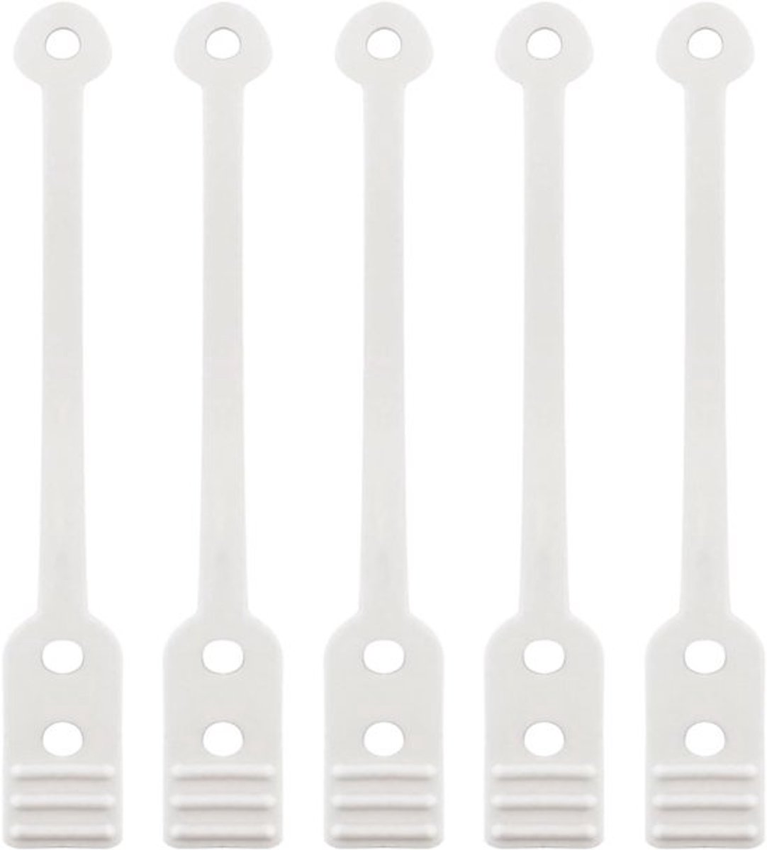 Rubberen Bands voor Salon Perm - Geperforeerde Haar Lockenwickler - Hitteloze Krullen - 50 Stuks