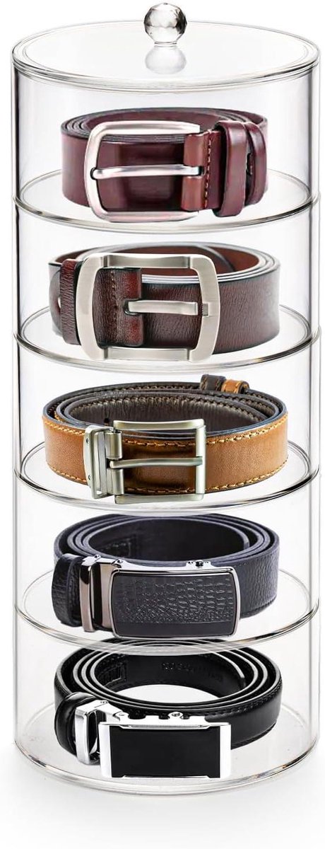 Opbergdoos Lagen - Stapelbare Organizer - Kast Ordenen - Magneetdeksels - 3 inch Hoog - Transparant