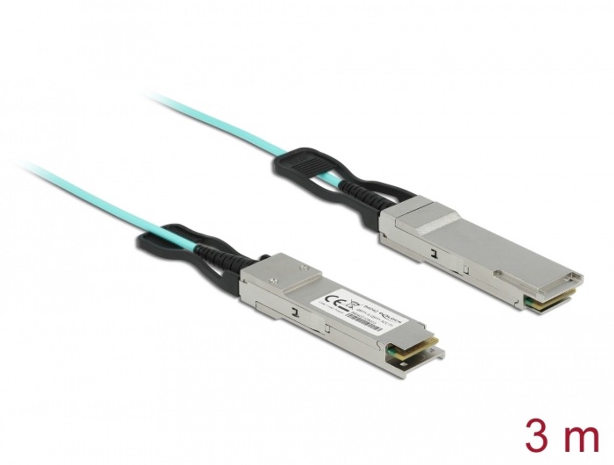 Delock Active Optical Cable QSFP+ 3 m