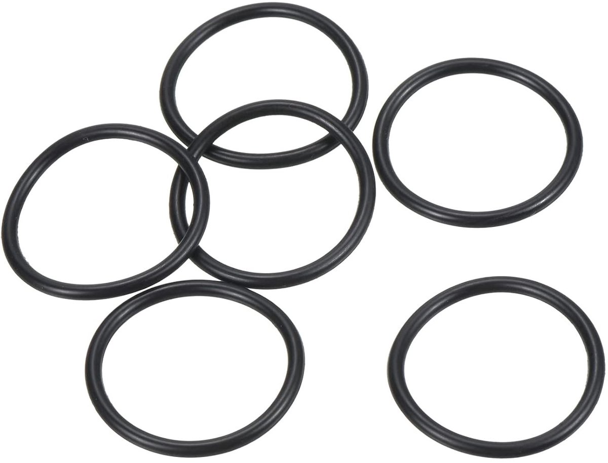 20 Stuks Nitril Rubber O-Ringen 25mm AD 21mm ID 2mm Breed voor Waterkraan, Sanitair en Auto Reparatie