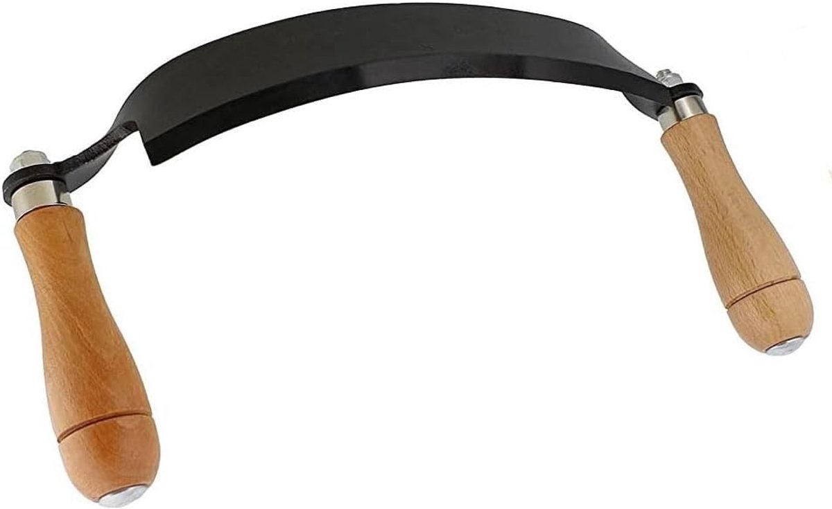 Curved 8 Inch Trekmes voor Houtbewerking - Professionele Schilmes, Schaven en Afbarken Gereedschap
