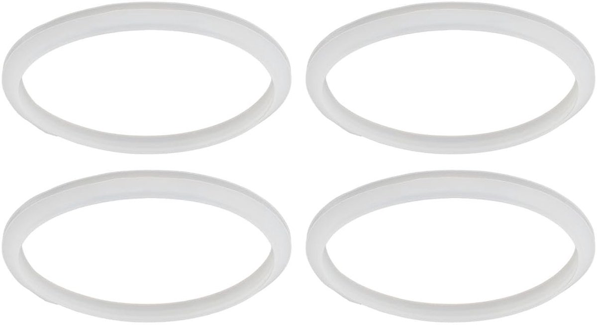 Set van 4 Siliconen O-Ringen voor Waterdistillateur, Perfecte Afdichting en Vervangingen voor Efficiënte Waterzuivering