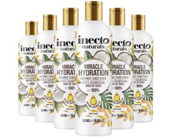 Inecto Naturals Intense Hydration Coconut Conditioner - 6 x 500 ml - Voordeelverpakking