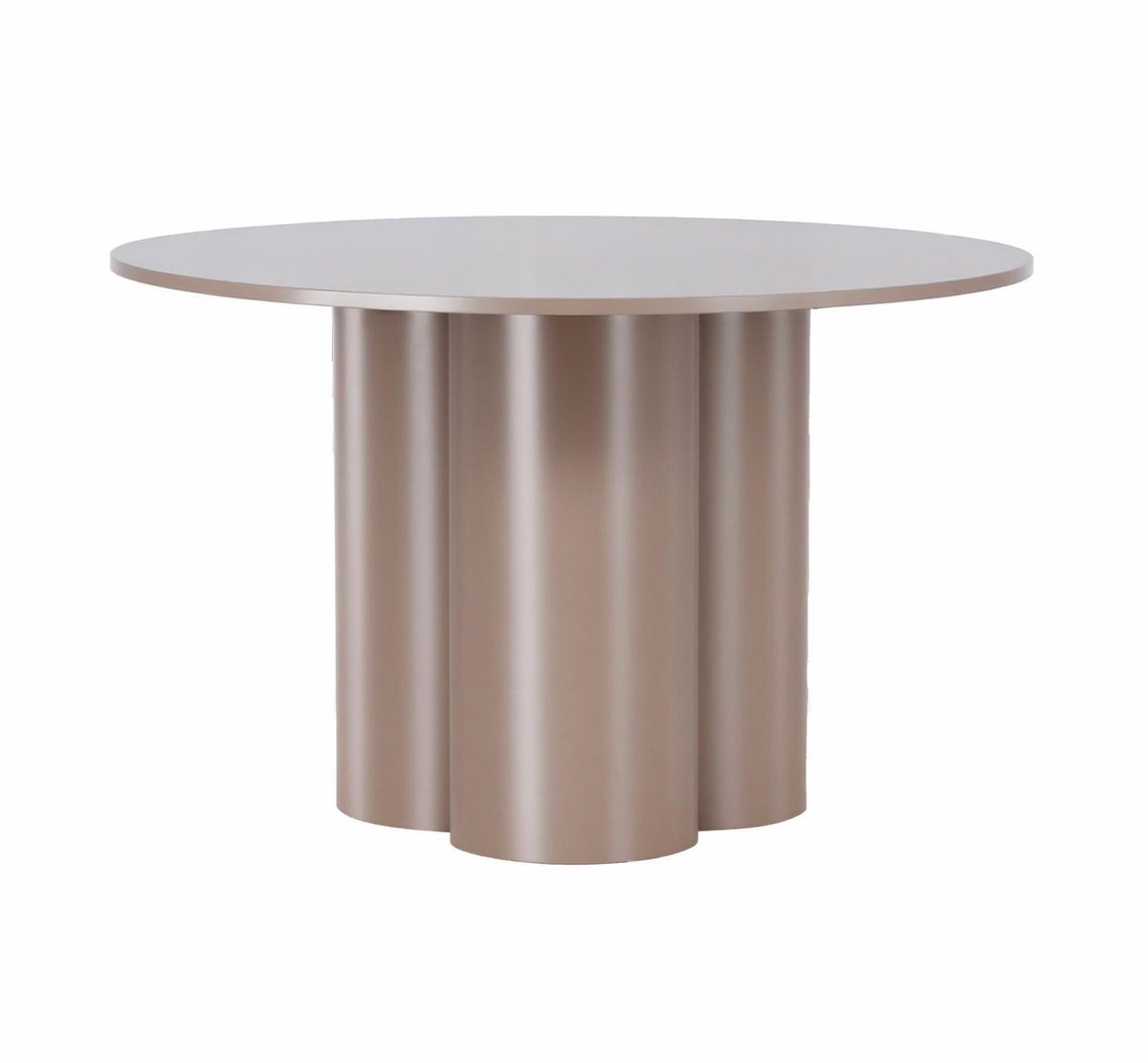 Olivia salontafel Ø80cm bruin.