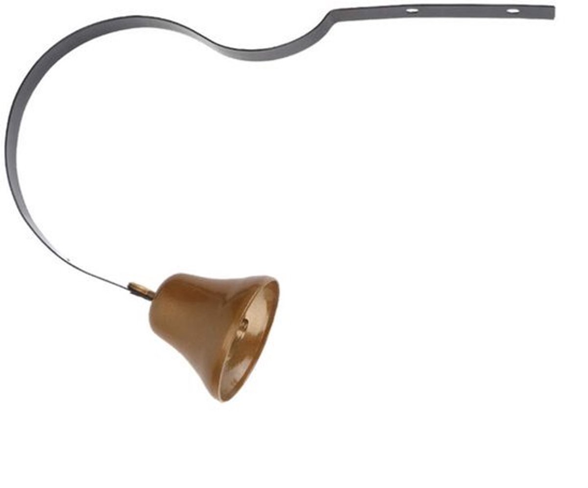 Antieke Deurbell Model voor Winkels - Metaal, Wandgemonteerd, Klokstijl