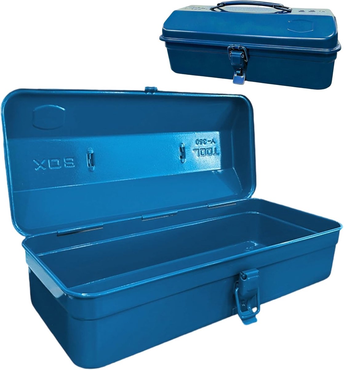 SnelShoppen - Multifunctionele Gereedschapskoffer met Sluitbuckle, 37x16x12 cm, Lege Grote Gereedschapsbox, Robuuste Duurzame Draaghandgreep, Opslag e