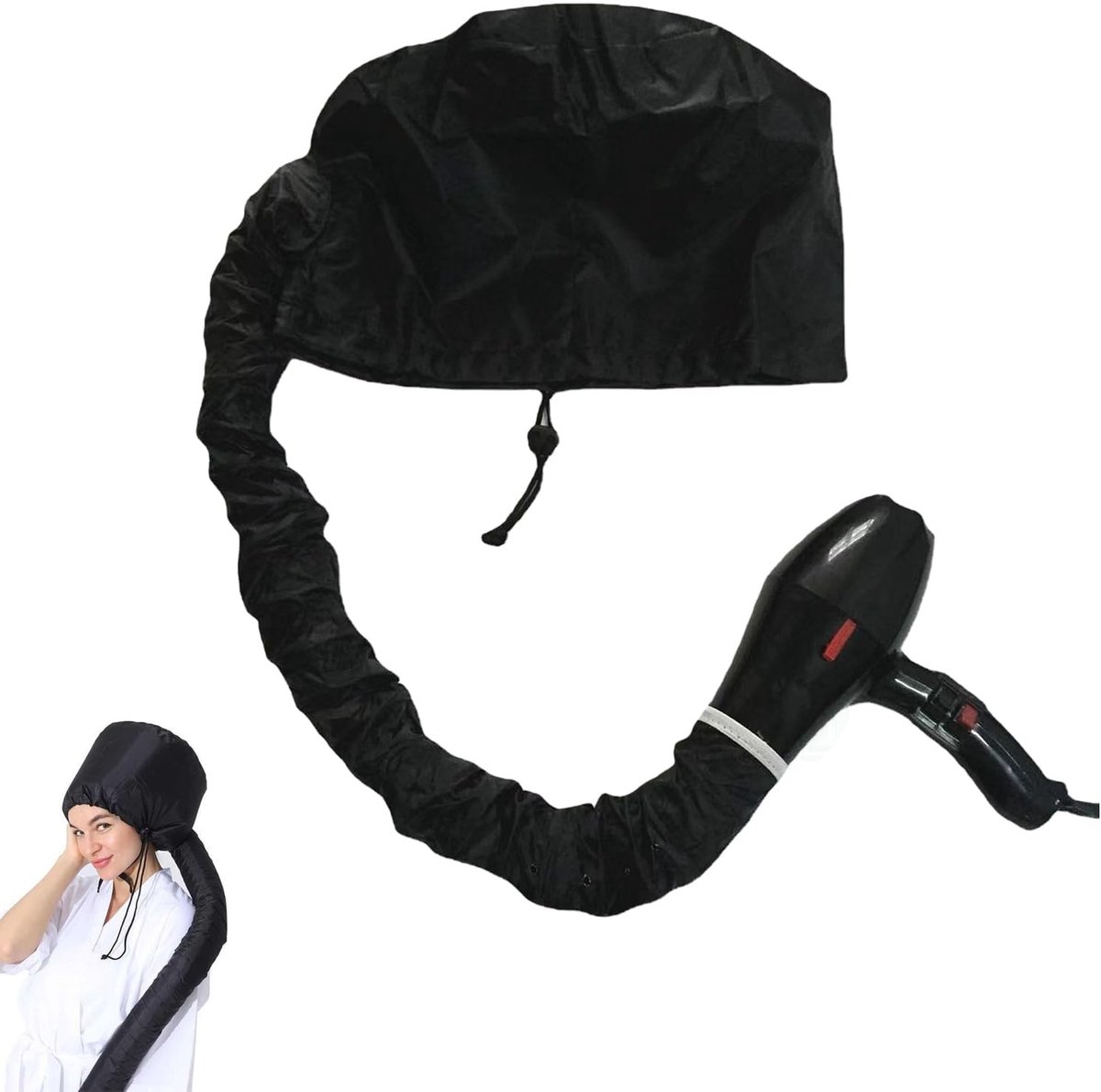 SnelShoppen - Hair Drying Hood, Haardroger Kap, Haar Droger Hoed, Haar Styling Accessoire, 1 Stuk, Professionele Kwaliteit, Geschikt voor Thuisgebruik